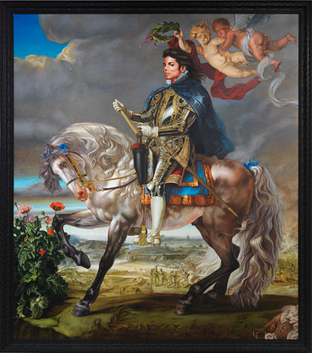 Kehinde Wiley. Equestrian Portrait of Phillip III, after Reubens (Michael Jackson), 2011