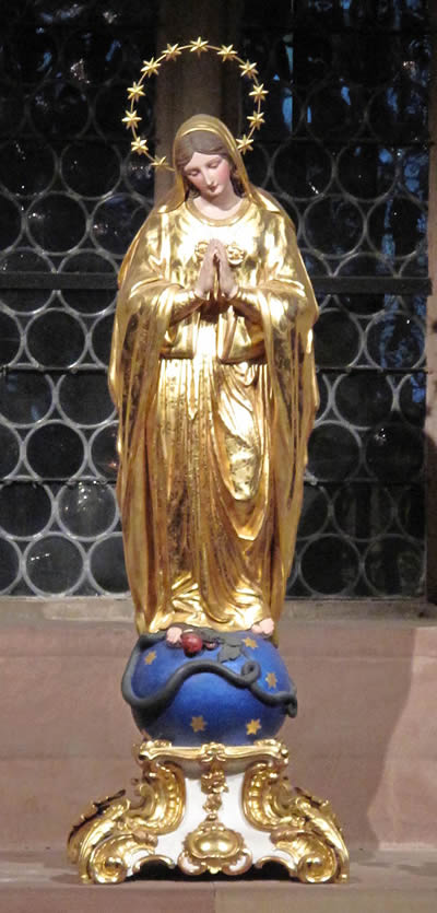 Virgin Mary in Strasbourg Cathedral
