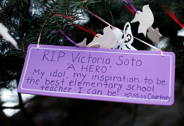 Victoria Soto, the teacher at Sandy Hook Elementary School who hid her students from the shooter, was 27 years old. 
