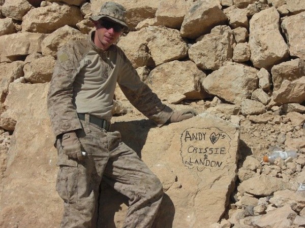 U.S. Marine Lance Cpl. Andrew Carpenter sends a loving message to his wife and unborn son shortly before being killed in action in Afghanistan in 2011.